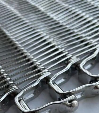 Esteira com Elos Espirais